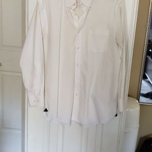 Mens white dress shirt